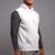 BOLT Sleeveless Hoodie - White--White Bolt